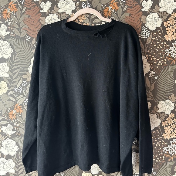 Eskandar 100% Merino Wool oversized sweater size small - Picture 6 of 8